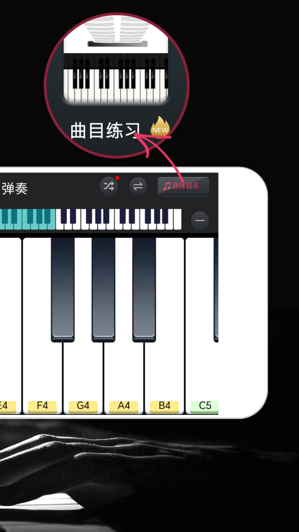 模拟钢琴app下载安装 模拟钢琴（弹钢琴模拟器）安卓版下载v25.5.59 运行截图2