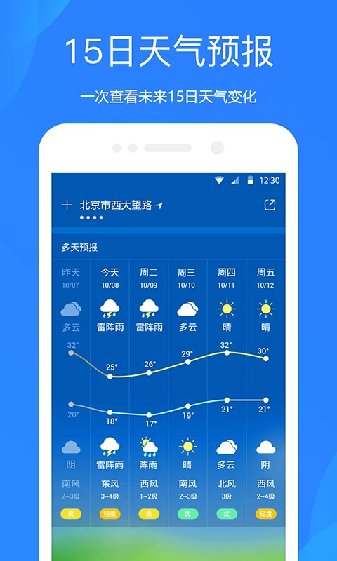 天气预报app官方版下载安装 天气预报客户端下载2025最新版v8.7.2 运行截图2