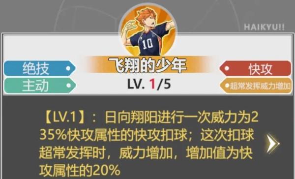 排球少年新的征程日向翔阳怎么样 排球少年新的征程日向翔阳介绍