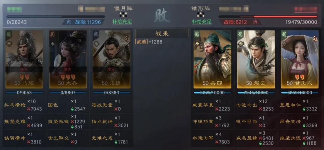 三国谋定天下乐进大乔马超阵容推荐