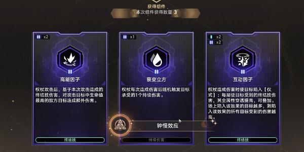 成就达成界面