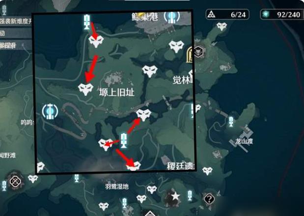 原上旧址青鸟紫鸟分布