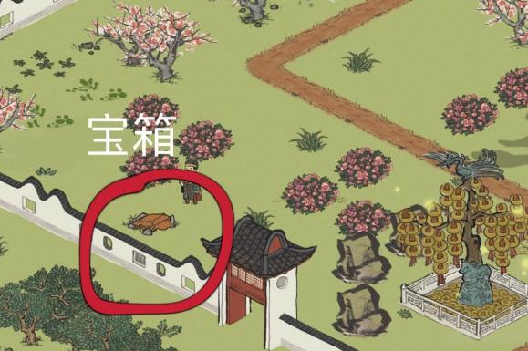 江南百景图丽娘府宅宝箱位置