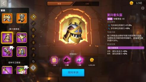 骑兵装备搭配示例