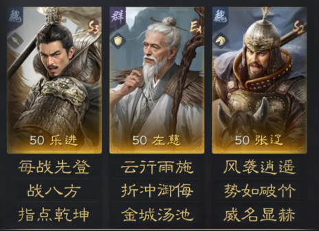 三国谋定天下核心阵容图解