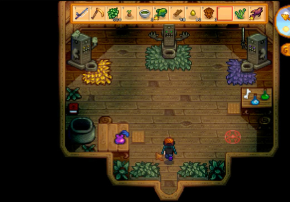 星露谷物语女巫小屋内部