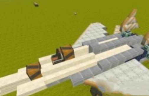 尾翼及转轴方块配置