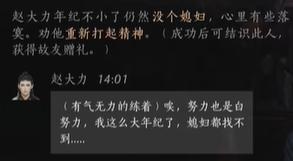 燕云十六声赵大力结交攻略