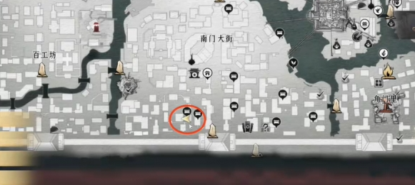 燕云十六声南门大街妙妙喵位置 燕云十六声南门大街妙妙喵位置