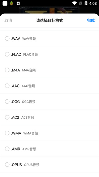 格式工厂格式选项