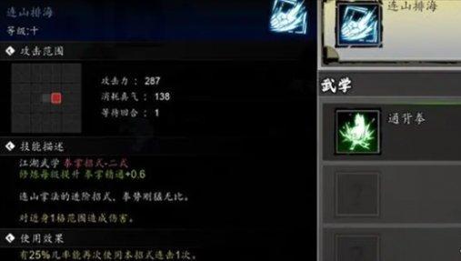 拳法技能演示