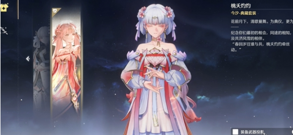 武器投影装备界面