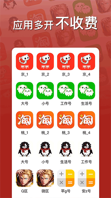 悟空分身主界面展示