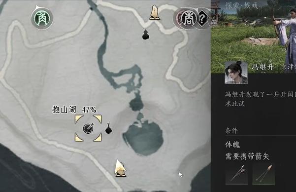 射箭比试场景