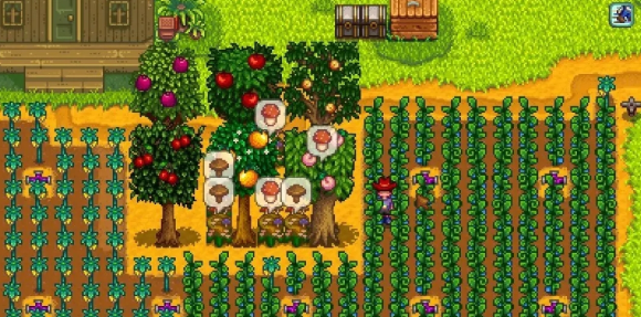 星露谷物语蘑菇树桩流玩法