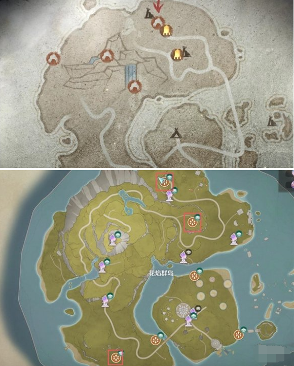 无限暖暖幽暗洞窟烟花位置