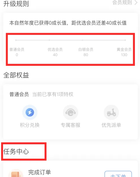 成长值获取