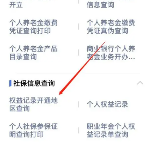 社保信息查询页面