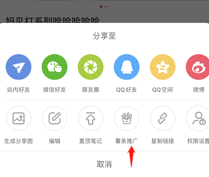 推广功能
