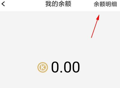 查看余额明细