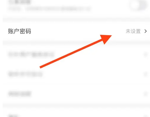密码管理选项