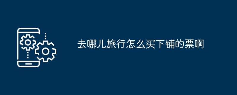 火车下铺票购买指南